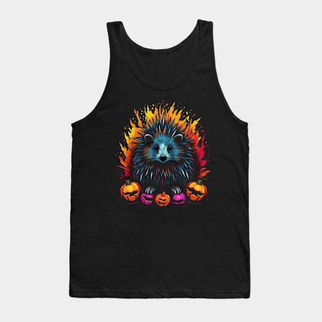 Porcupine Halloween Tank Top by JH Mart